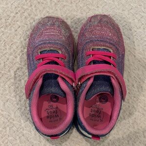 Stride Rite Glittery Pink and Purple Sneakers